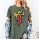 XXL Moss Dark Green Go Sports Foam Finger Funny Tailgate Party Game Day Football Baseball Soccer Fan Comfort Colors Tee
