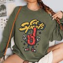 XXXL Military Green Go Sports Foam Finger Funny Football Baseball Soccer Basketball Tailgate Party Sweatshirt