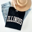 XXL Black Illinois Football Tailgate Party Big Game State Pride University College Comfort Colors Tee