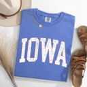 XXXL Flo Blue Iowa Football Game Day Tailgate Party University College State Pride Classic Comfort Colors Tee