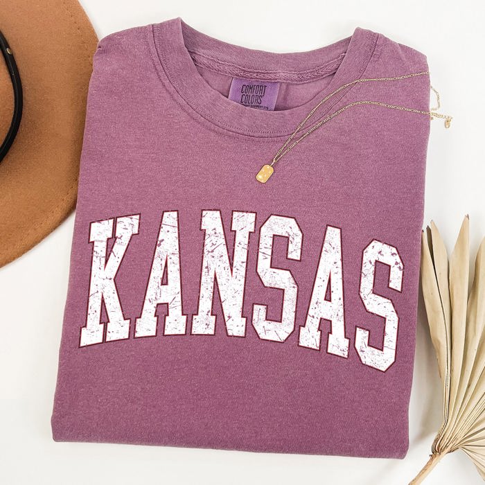 Kansas State University Football Tailgate Party Game Day Big Game Touchdown Comfort Colors Tee