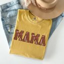 Medium Mustard Mama Football Sports Game Day Big Game Touchdown Tailgate Party Comfort Colors Tee