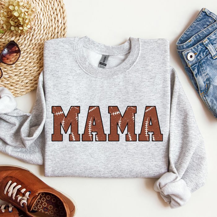 Mama Football Sports Game Day Big Game Touchdown Tailgate Party Limited Edition Sweatshirt
