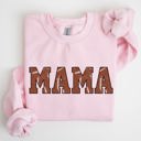 Large Light Pink Mama Football Sports Game Day Big Game Touchdown Tailgate Party Limited Edition Sweatshirt