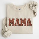 Medium Sand Mama Football Sports Game Day Big Game Touchdown Tailgate Party Limited Edition Sweatshirt