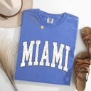  Miami Football Game Day Tailgate State University College Big Game Touchdown Comfort Colors Tee