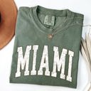XL Moss Dark Green Miami Football Game Day Tailgate State University College Big Game Touchdown Comfort Colors Tee