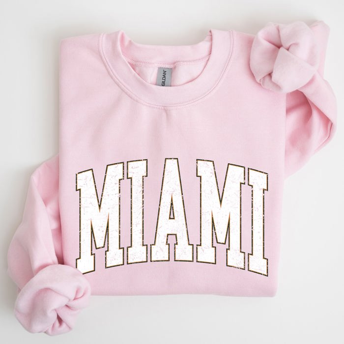 Miami Football Game Day Tailgate Party Big Game Touchdown State University Sweatshirt