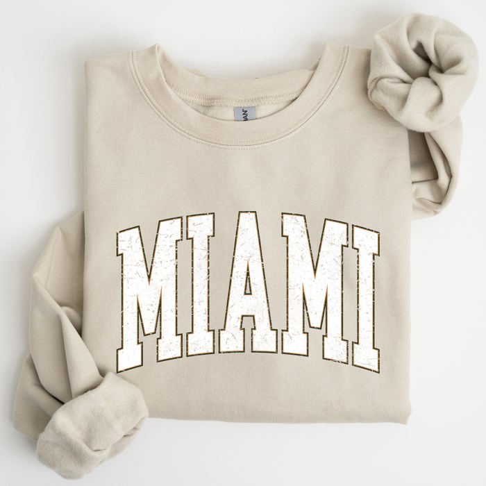 Miami Football Game Day Tailgate Party Big Game Touchdown State University Sweatshirt