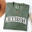 Small Moss Dark Green Minnesota Football State University Tailgate Game Day Apparel For Proud Fans Comfort Colors Tee
