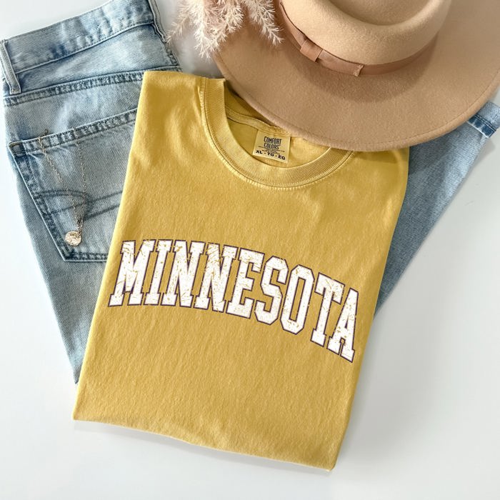 Minnesota Football State University Tailgate Game Day Apparel For Proud Fans Comfort Colors Tee
