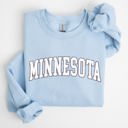 Small Light Blue Minnesota Football Game Day Tailgate Party University College Spirit State Pride Sweatshirt
