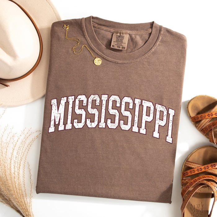 Mississippi State Football Game Day Tailgate Party University Pride Comfort Colors Tee