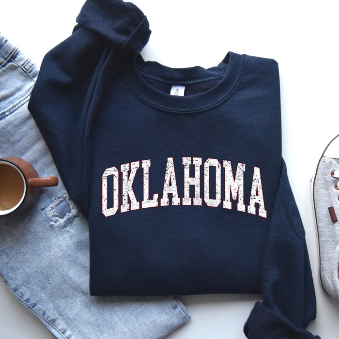 Oklahoma Football Game Day Tailgate Big Game Touchdown University State Sweatshirt