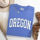 XXXL Flo Blue Oregon Football Game Day Tailgate Party University State Pride Comfort Colors Tee