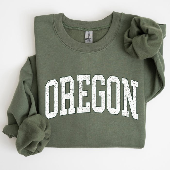 Oregon Football Game Day Tailgate Party Big Game Touchdown University College State Sweatshirt