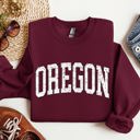 Medium Maroon Oregon Football Game Day Tailgate Party Big Game Touchdown University College State Sweatshirt