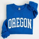 Small Royal Blue Oregon Football Game Day Tailgate Party Big Game Touchdown University College State Sweatshirt