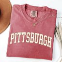 XXL Crimson Red Pittsburgh Football Game Day Tailgate Party State University Pride Comfort Colors Tee