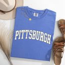 XXXL Flo Blue Pittsburgh Football Game Day Tailgate Party State University Pride Comfort Colors Tee