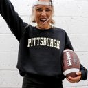 XXXL Black Pittsburgh Football State Pride Tailgate Game Day University College Spirit Sweatshirt