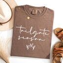 XL Espresso Brown Tailgate Season Football Game Day Big Game Touchdown Tailgate Party Comfort Colors Tee