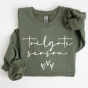XXL Military Green Tailgate Season Cozy Football Game Day Big Game Touchdown Tailgate Party Sweatshirt