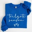 Medium Royal Blue Tailgate Season Cozy Football Game Day Big Game Touchdown Tailgate Party Sweatshirt