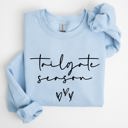 Small Light Blue Tailgate Season Cozy Football Game Day Big Game Touchdown Tailgate Party Sweatshirt