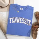 XXXL Flo Blue Tennessee Football Tailgate Party Game Day University Pride Statewide Edition Comfort Colors Tee