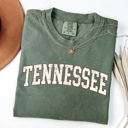 Large Moss Dark Green Tennessee Football Tailgate Party Game Day University Pride Statewide Edition Comfort Colors Tee