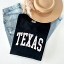 Large Black Texas Football Game Day Tailgate Spirit for State University and College Fans Comfort Colors Tee