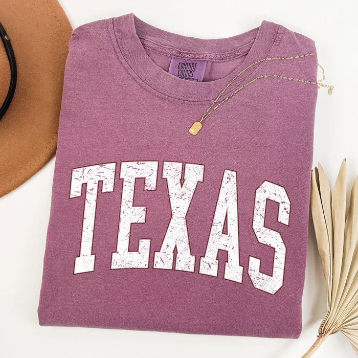 Texas Football Game Day Tailgate Spirit for State University and College Fans Comfort Colors Tee