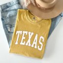 XXL Mustard Texas Football Game Day Tailgate Spirit for State University and College Fans Comfort Colors Tee