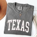 Large Pepper Dark Gray Texas Football Game Day Tailgate Spirit for State University and College Fans Comfort Colors Tee