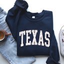 XXL Navy Texas Football Game Day Tailgate Party University State Pride Campus Fan Premium Sweatshirt