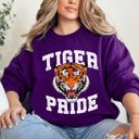  Tiger Pride Football Game Day Tailgate Touchdown Graphic Team Spirit Premium Sweatshirt