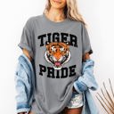  Tiger Pride Football Game Day Big Game Touchdown Tailgate Party Comfort Colors Tee