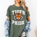  Tiger Pride Football Game Day Big Game Touchdown Tailgate Party Comfort Colors Tee