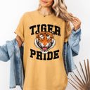 XXL Mustard Tiger Pride Football Game Day Big Game Touchdown Tailgate Party Comfort Colors Tee