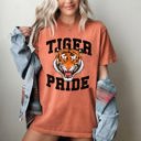 XL Yam Tiger Pride Football Game Day Big Game Touchdown Tailgate Party Comfort Colors Tee