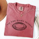 Small Crimson Red Tis The Damn Season Football Tailgate Party Limited Edition Collectible Comfort Colors Tee
