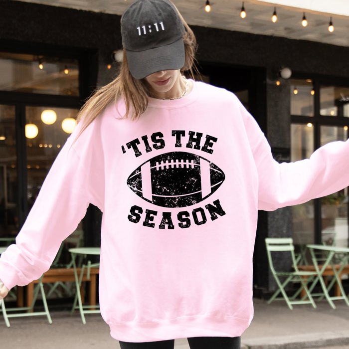 Tis The Season Football Tailgate Party Game Day Big Game Touchdown Fans Sweatshirt