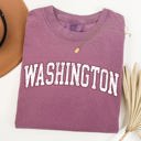 Medium Berry Red Washington State Football Game Day Tailgate University Pride Edition Comfort Colors Tee