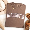 Medium Espresso Brown Washington State Football Game Day Tailgate University Pride Edition Comfort Colors Tee