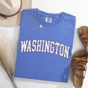 XXXL Flo Blue Washington State Football Game Day Tailgate University Pride Edition Comfort Colors Tee