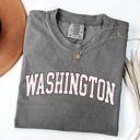 Medium Pepper Dark Gray Washington State Football Game Day Tailgate University Pride Edition Comfort Colors Tee