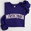 XL Purple Washington Football Game Day Tailgate Party State University College Big Game Touchdown Sweatshirt