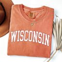 Medium Yam Wisconsin Football Game Day Tailgate Party University State Fans Unite Comfort Colors Tee