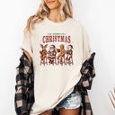 XL Ivory Cream All Booked For Christmas Reindeer Santa Snowman Teacher Books Comfort Colors Tee